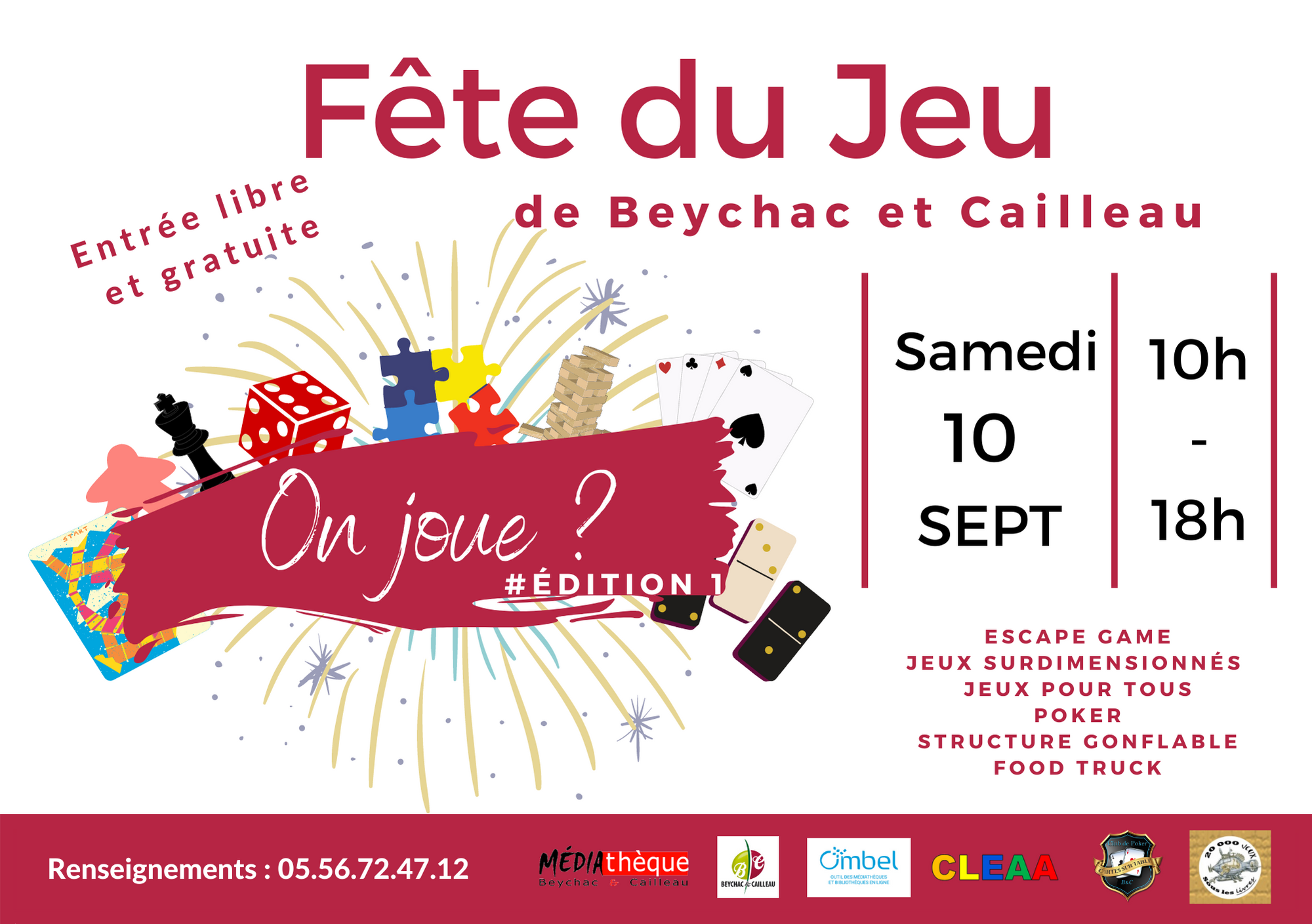 Fête du jeu de Beychac et Cailleau Édition 1